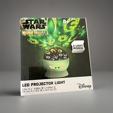 Star Wars Mandalorian LED Proyector Luz Lámpara 5.5" 3 Modos de Luz Nuevo