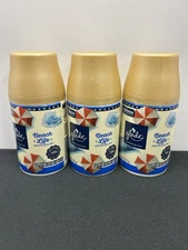 New (3 Pack) Glade Automatic Spray Air Freshener Refills - BEACH LIFE - Lot Of 3