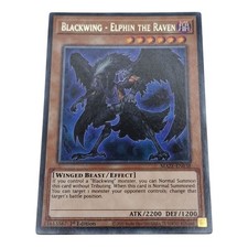 Yu-Gi-Oh! Maze of Memories Blackwing - Elphin The Raven MAZE-EN038 Dark Card (2)