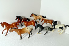 Vintage Lot Of 8 Breyer Horse Animal Toy Figures 3" Tall