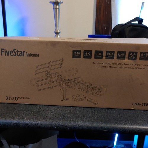 Five Star Outdoor HDTV Antenna up to 200 Mile VHF/UHF/FM ATSC 3.0 READY - Picture 1 of 2