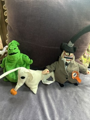 Nightmare Before Christmas Mini Bean Bag Trio Zero Mayor Oogie Boogie 8''