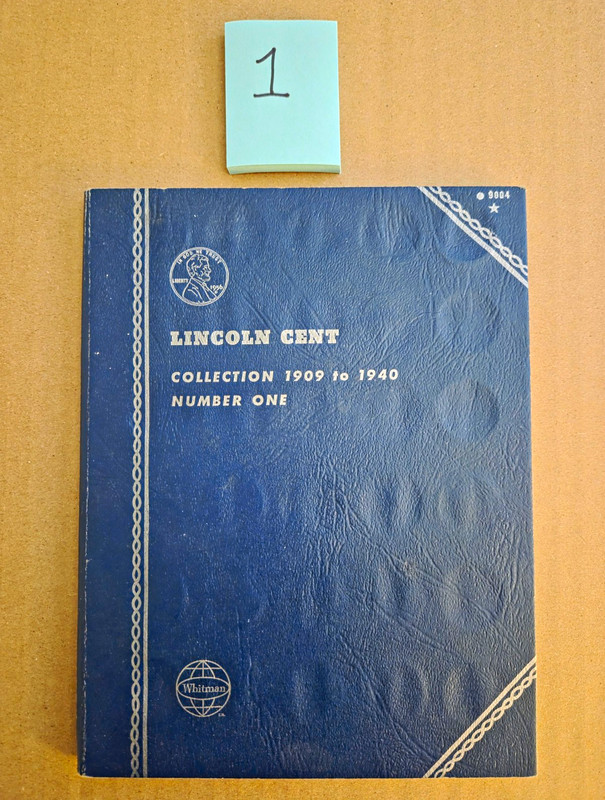 Whitman Lincoln Cent Collection 1909-1940 Number One Coin Folder Album No. 904
