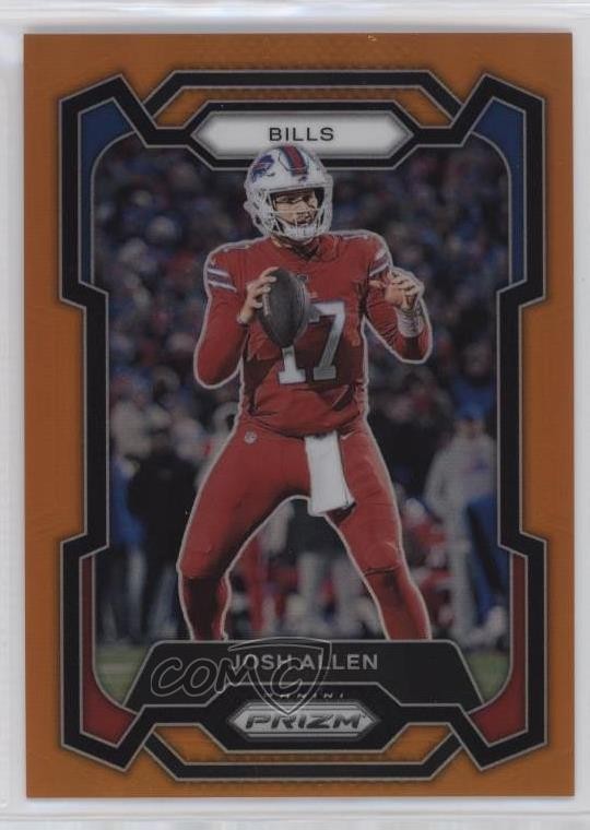2023 Panini Prizm Orange Prizm 23/249 Josh Allen #32 5ub