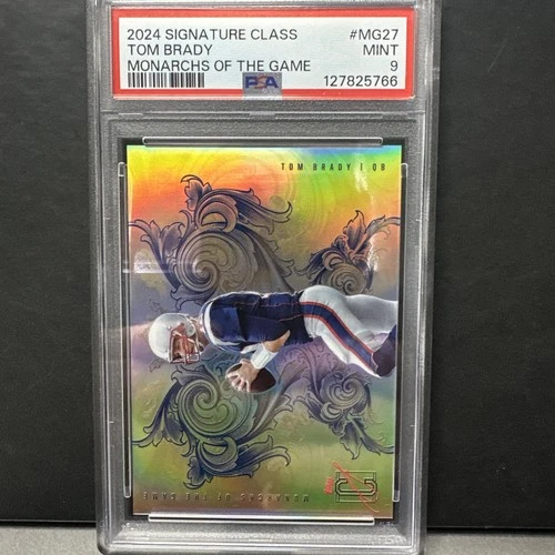 2024 Topps Signature Class Tom Brady Monarchs Of The Game Case Hit SSP PSA 9