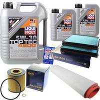 Inspektionskit Filter Liqui Moly ÖL 7L 5W-30 FüR Bmw 5Er Touring E39 530D 525D