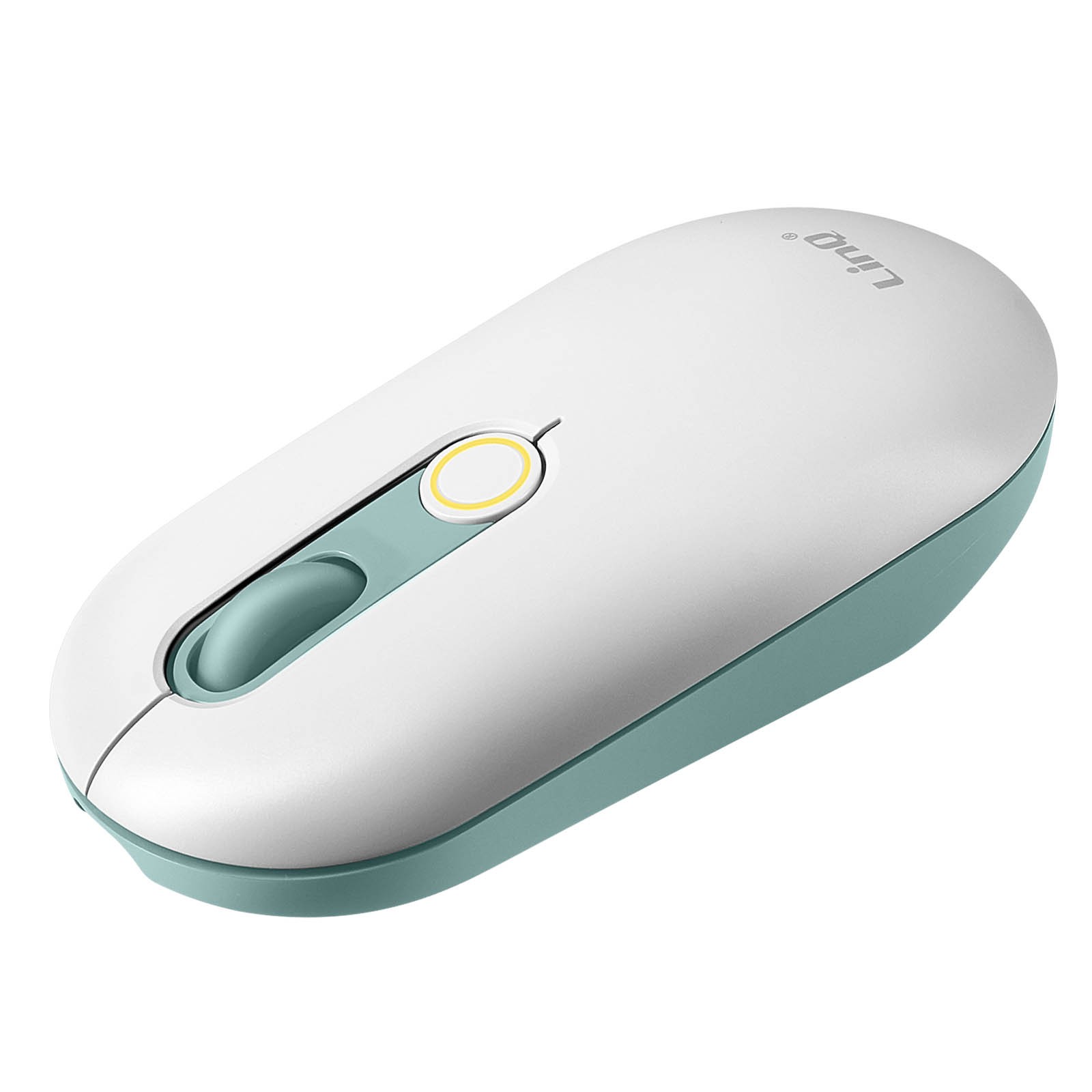 Souris Bluetooth LinQ blanche portable pour ordinateur et tablette