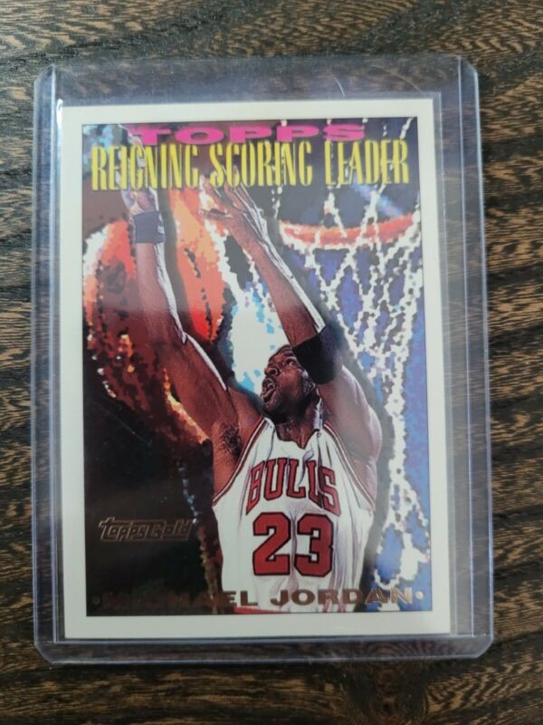 1993 TOPPS MICHAEL JORDAN 384 GOLD BASKETBALL CHICAGO BULLS