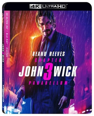 John Wick: Chapter 3-Parabellum 4K Ultra HD/Blu-Ray Keanu Reeves SEALED