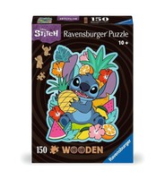 Ravensburger Wooden Puzzle 12000758 - Disney Stitch - 150 Teile Kontur-Holzpuzzl
