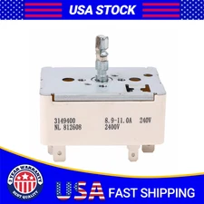 Range Burner Infinite Switch For Whirlpool WP3149400 AP6007666 PS11740783