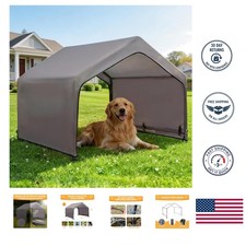 Spacious Dog Shade Shelter Outdoor Tent   Waterproof Canopy for Pets 4'x4'x3.3'