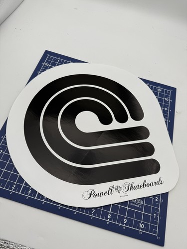 Powell Peralta 2006 White/Black 7 Skateboard Ramp Sticker Decals - Picture 5 of 6