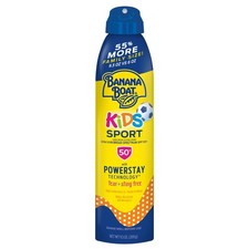 Banana Boat Kids Sport Sunscreen SPF 50, 9.5oz | Family Size, Oxybenzone Free 1.63 per gallon