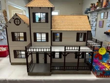 1977 Woodline Products Victorian Dollhouse • 3-Story Estate • Local Pickup