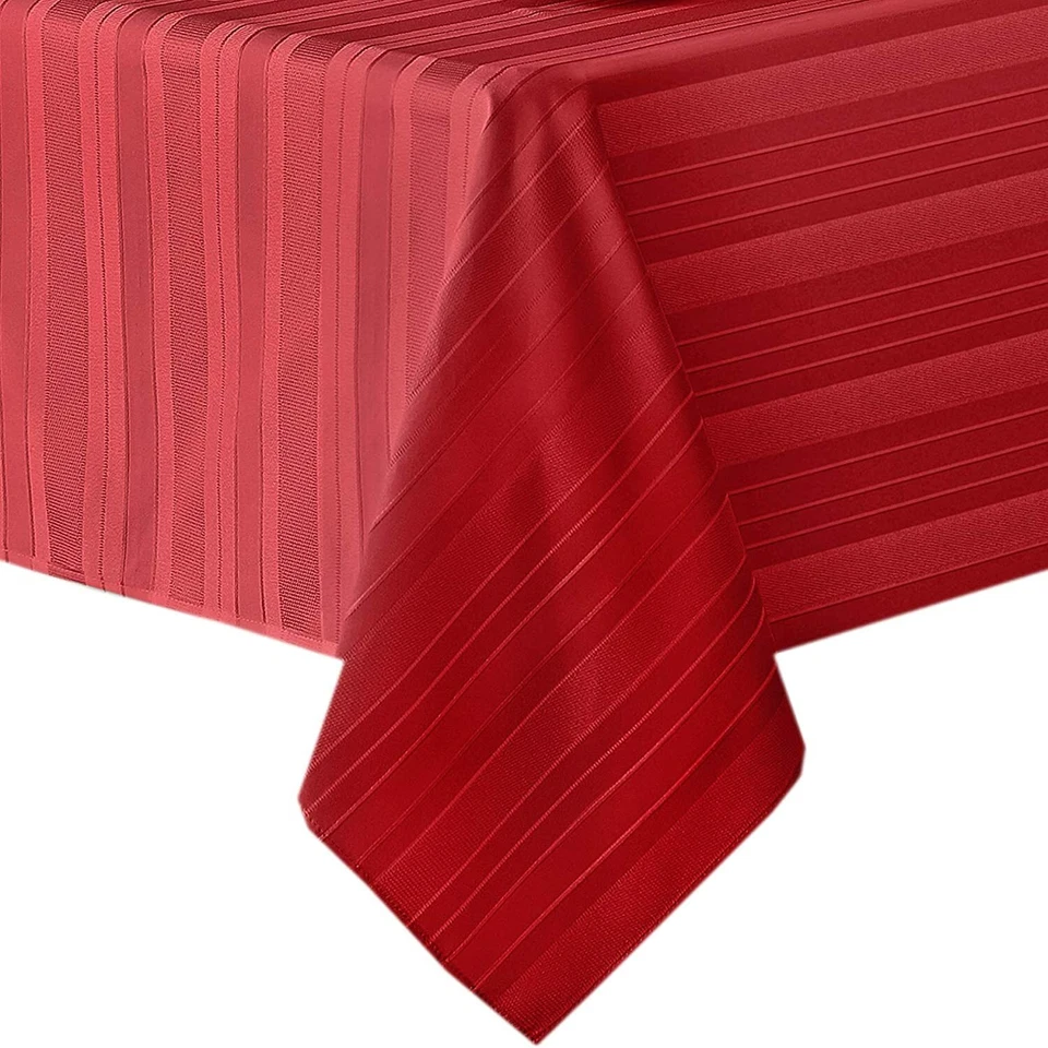 Newbridge Christmas Satin Stripe Tablecloth 60 X 12 Inches - Image 2 of 3