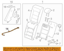 GM OEM 16-23 Malibu Seats Tracks Rear Seat Components-Latch 84246357
