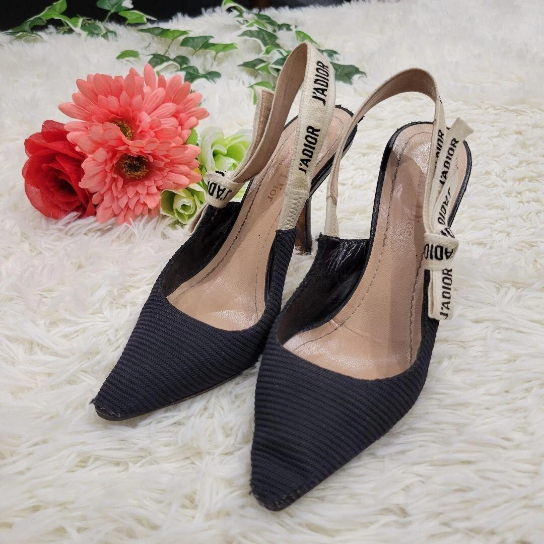 Escarpins Christian Dior talon noir EU36/US6 27762c