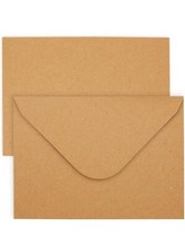 50 Pack Kraft Envelopes 4 X 6 Inch Brown Envelopes,A4 Envelopes, Card Envelopes,