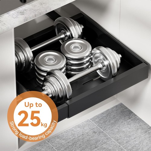 Teleskopschublade, Ausziehbare Schublade KüChe,KüChenschrank Organizer 32-52CM - Bild 5 von 19
