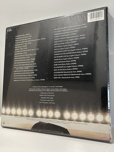 BRUCE SPRINGSTEEN & E STREET BAND LIVE 1975-85~SEALED ORIG '86 5-LP - Picture 2 of 5
