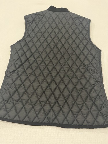 Belstaff Gilet Donna 40 Nero Trapuntato Gilet Imbottito Senza Maniche Tasche Usato. - Foto 11 di 16