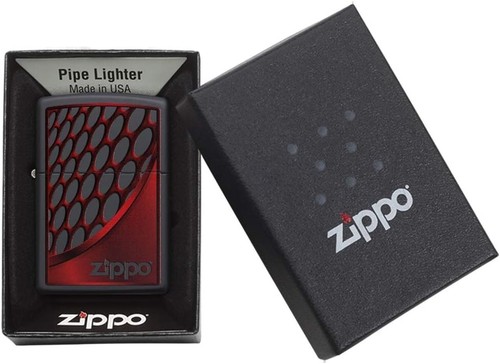 ZIPPO Lighter Red And Chrome Rechargeable Red Chrome Windproof Lighter