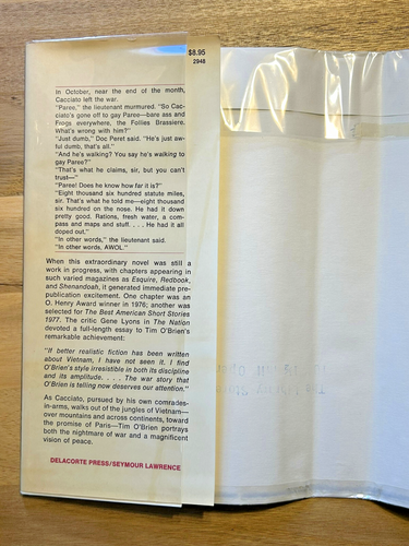 Going After Cacciato Tim O'Brien (1978) First Edition 1st Print Delacorte Press - Picture 8 of 17