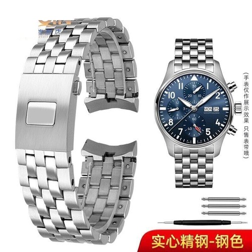 20mm 21mm For IWC IW377714 IW377717 Mark High Quality Stainless Steel Watchband - Picture 14 of 14