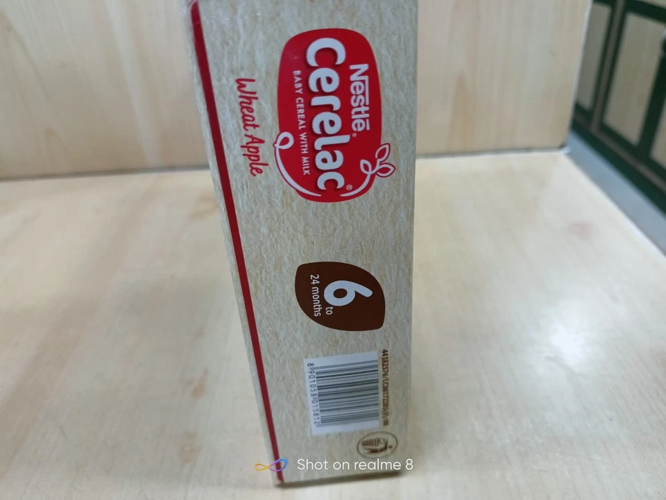 Nestlé Cerelac Baby Cereal with Milk Wheat Apple From 6 Month 350g Ex-07-26 fs - Image 4 of 4