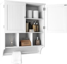 Bathroom Wall Cabinet Medicine Cabinets over the Toilet Storage Cabinet with Tow