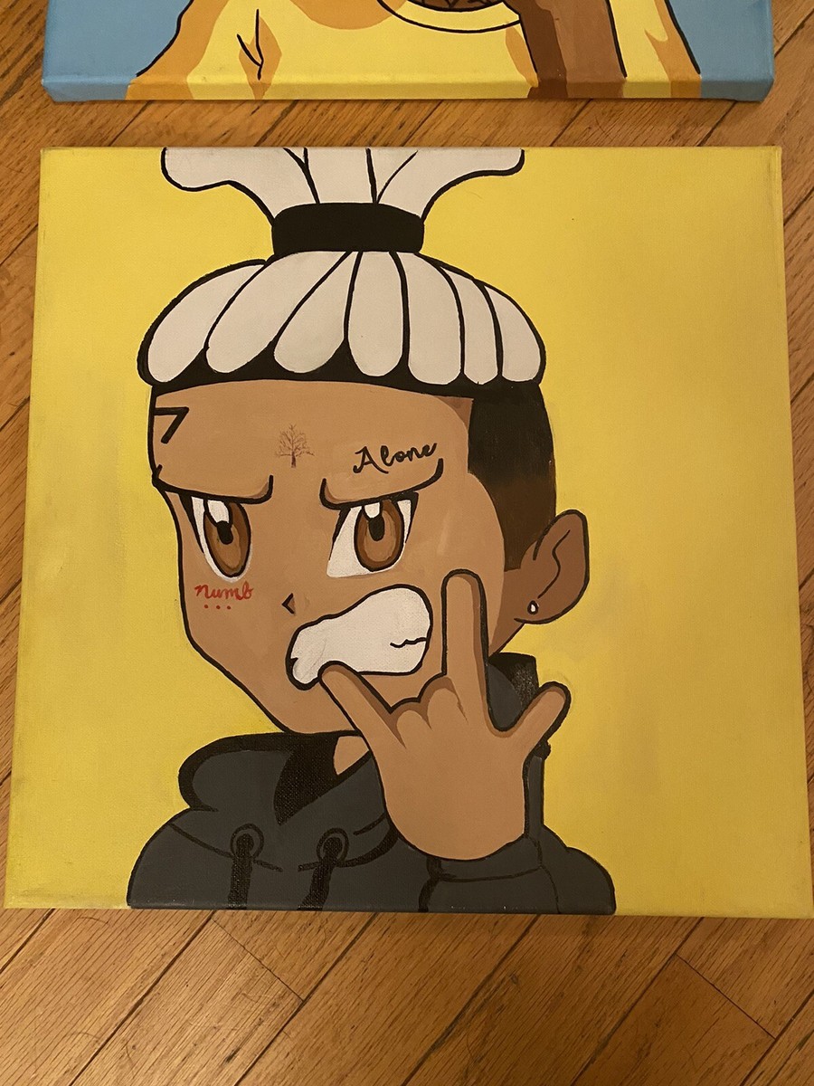 Xxxtentacion Original Custom Painting Set (1:1), 14