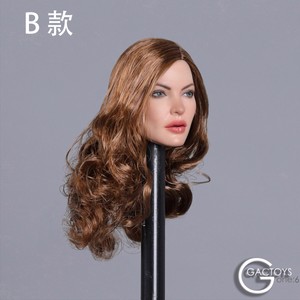 Gactoys 1 6 Gc031b Head Sculpt Long Curly Hair For 12 Female