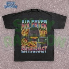 Air Fryer Enthusiast T-Shirt, Funny Cooking Lover Tee, Kitchen Foodie Shirt