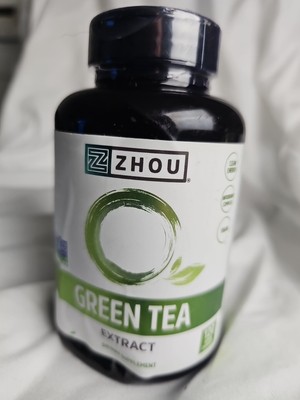 Zhou Green Tea Extract with EGCG | 120 Veggie Capsules New