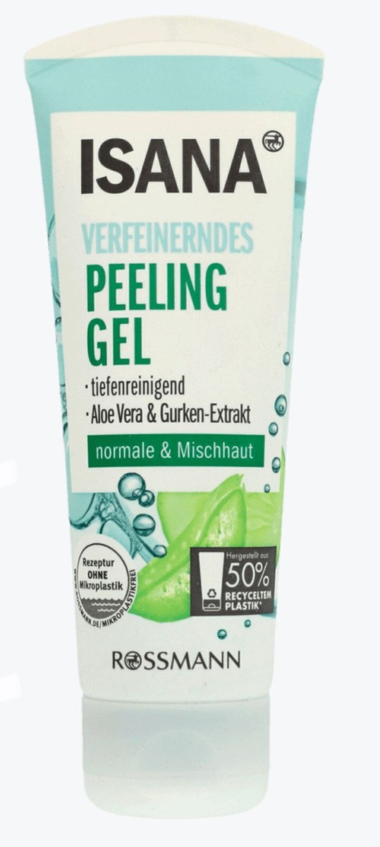 Isana peeling gel 3 in 1 aloe leaf juice and cucumber extract , 75ml | eBay