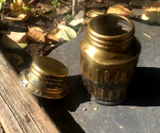 RARE! MINERS JUSTRITE HANDMADE DOUBLE CARBIDE LAMP BASE w/LID Price Negotiable