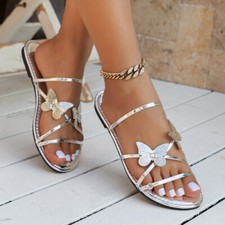 New Fashion Butterfly Cross-strap Sandals Summer Beach Shoes For Women Casual Lo