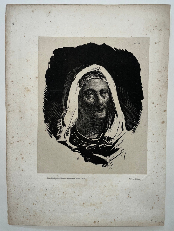 LITHOGRAPHIE AUGUSTE BRY HUBERT Lith de Gihaut Freres Editeurs Gravure
