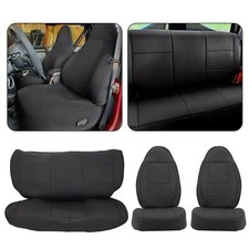For Jeep Wrangler 2-door Tj Sahara 1997-2002 Full Set Car Seat Cover Frontrear For Jeep Wrangler 2-door Tj Sahara 1997-2002 Full Set Car Seat Cover Frontrear