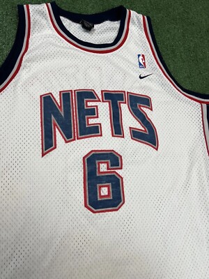 NIKE NEW JERSEY MARTIN NBA ゲームシャツ XXL Nike New Jersey Nets Kenyon Martin Jersey Size 2XL Swingman