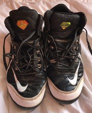 Men's 8 Nike High Top Metal Cleats