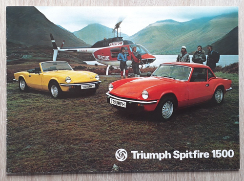 Triumph Spitfire 1500 Brochure 1977