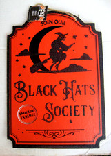 New Unused Witch Halloween Sign