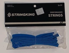 Stringking PERFORMANCE STRINGS Sidewall x 4 /  Bottom Lace x 1 BLUE Lacrosse