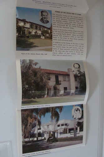Homes of Movie TV Stars Marilyn Monroe Liberace + Souvenir Folder Mailer 1950s - Picture 2 of 3