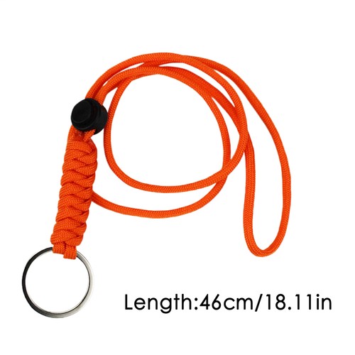 Paracord Lanyard Necklace Heavy Duty Paracord Strap Necklace Adjustable friendly - 第 7/7 張圖片
