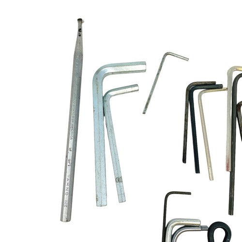 25 Pcs Assorted Ball Point end Long Arm Hex Keys and Punch Chisel - Picture 3 of 8