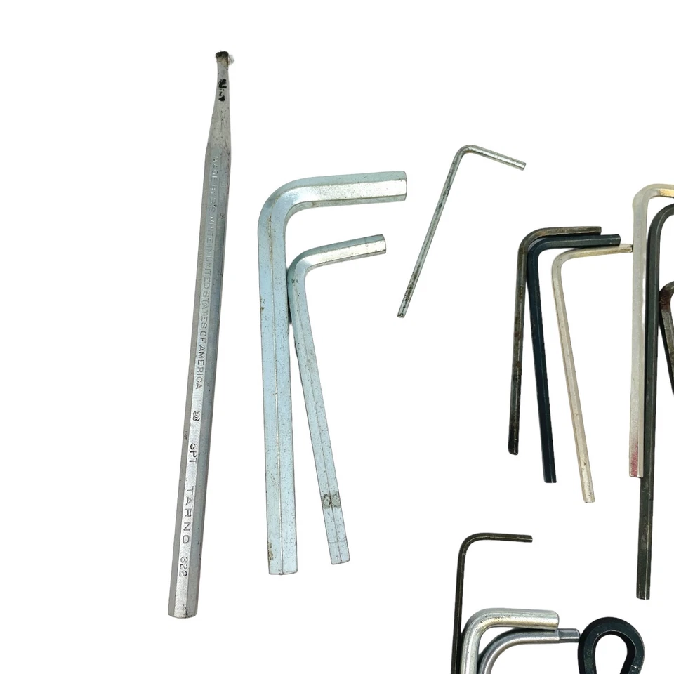 25 Pcs Assorted Ball Point end Long Arm Hex Keys and Punch Chisel - Image 3 of 4