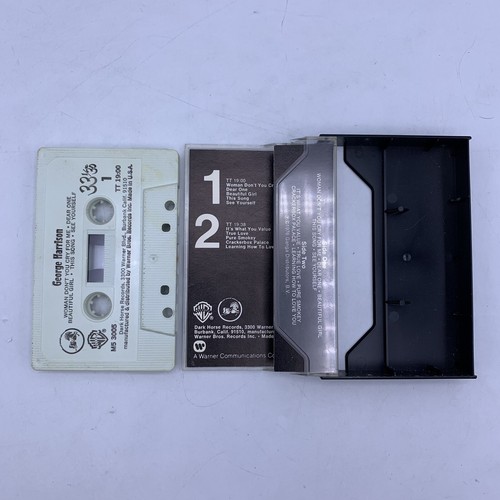 GEORGE HARRISON All Things Must Pass DOUBLE CASSETTE APPLE Original Pressing - Picture 5 of 5